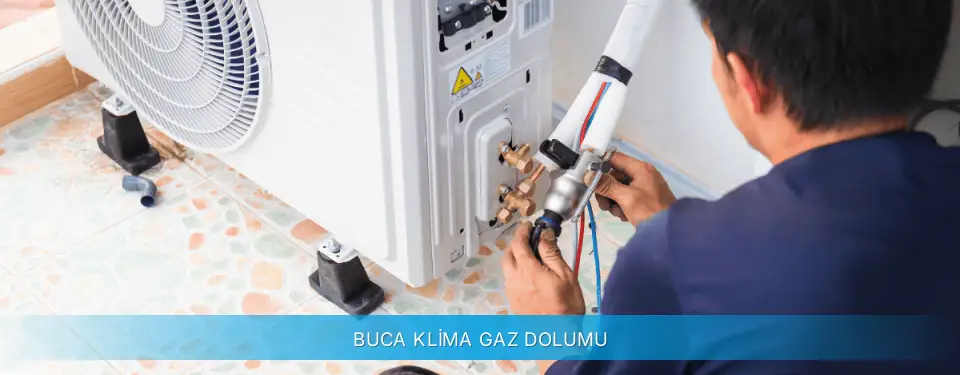 Buca İlçemi Midea Klima Gaz Dolumu
